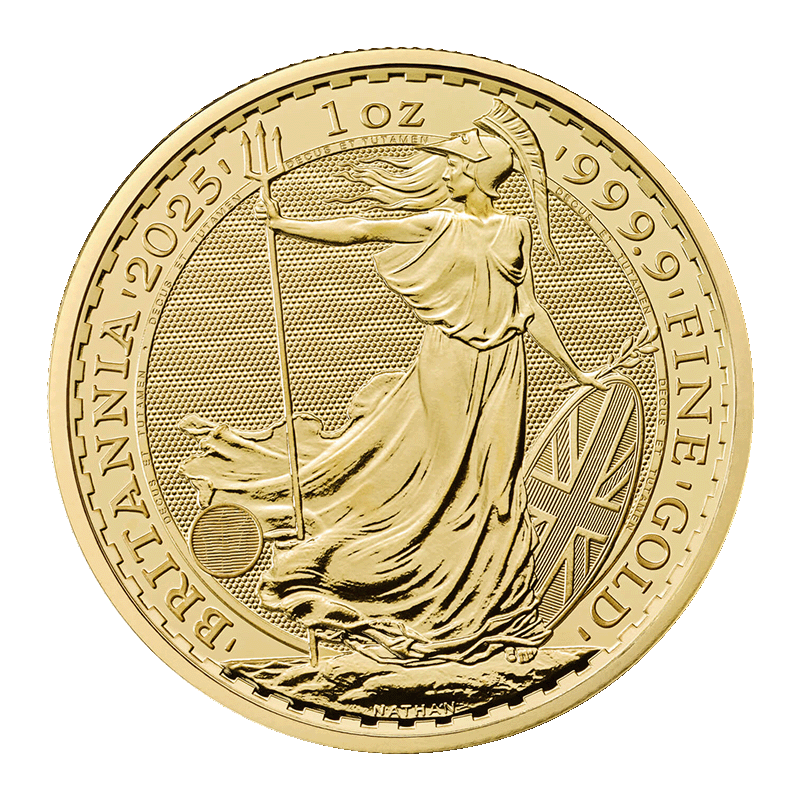 Image for 1 oz Gold Britannia Coin (2025) from TD Precious Metals